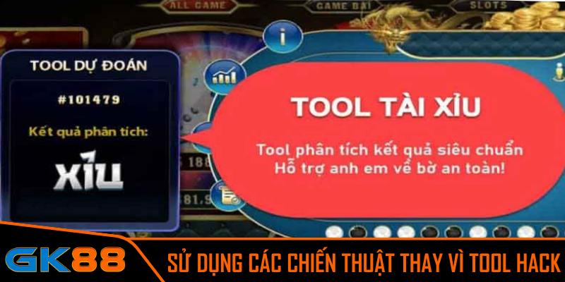 Sử dụng các chiến thuật thay vì tool hack